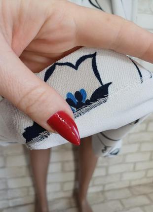 Фирменная zara стильная пышная юбка миди с карманами и складками, размер м-л7 фото