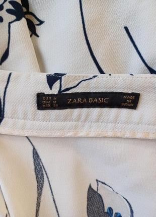 Фирменная zara стильная пышная юбка миди с карманами и складками, размер м-л10 фото