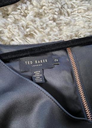 Шикарное силуэтное платье миди в принт цветы ,ted baker,p.s-m6 фото