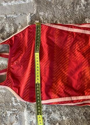 Дитячий купальник adidas 140 9 10 років червоний суцільний купальник для дівчинки адідас3 фото