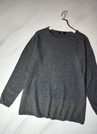 Nc nice collection👑 роскошный серый свитер из 
100% кашеміру4 фото