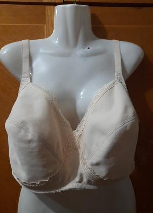 Брендовый мягкий бюстгалтер без косточек р.40 dd от matalan, без поролона кружево