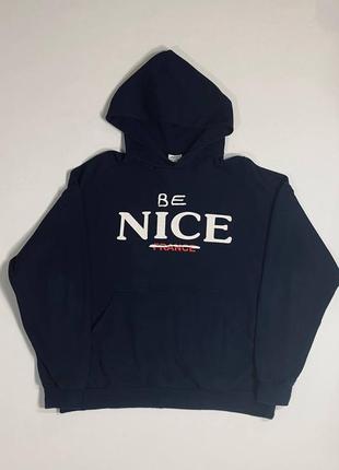 Худи vetements be nice france hoodie