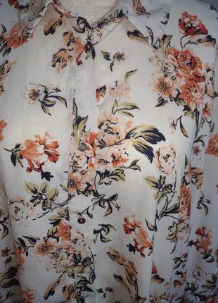 George платье -рубашка в цветочный принт 22 евр.5 фото