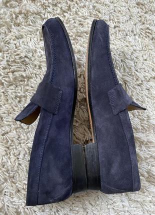 Шикарныезамшевые туфли лоферы,bexley,p.418 фото