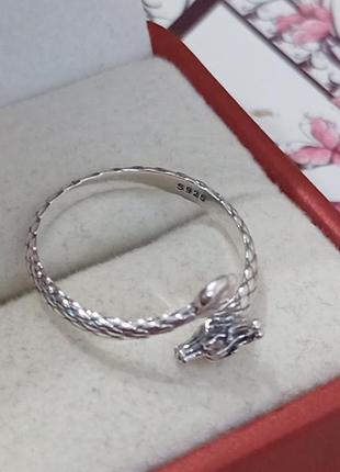 Серебряное кольцо "свернувшийся дракон"10 фото