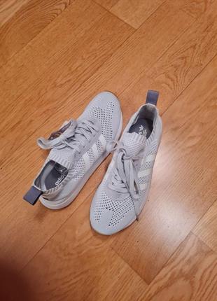 Кросівки сіткові сірого кольору adidas9 фото