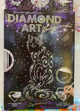 Набор для креативного творчества diamond art сказочный кот