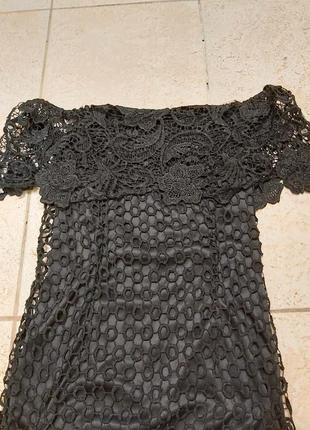 Мереживне плаття-футляр,облягаючі boohoo6 фото