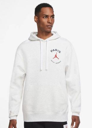 Худи jordan paris saint-germain fleece pullover hoodie m dj0395-0511 фото