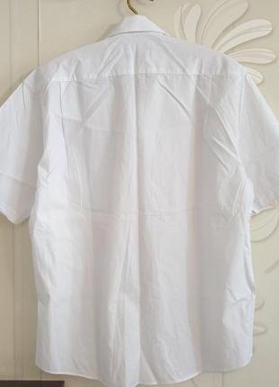 Біла бавовняна сорочка3 фото