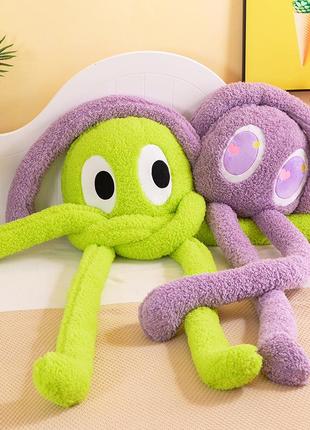 Мягкая игрушка-подушка "octopus" осьминог фиолетовый, 100 см5 фото