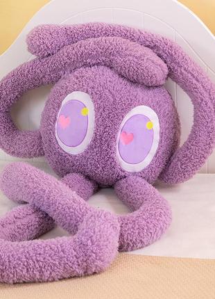 М'яка іграшка-подушка "octopus" восьминіг фіолетовий, 100 см6 фото