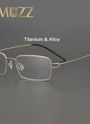 Надлегкі ретро-окуляри титан +1.5 +2.0 і +2.5 німецький бренд fon11 фото
