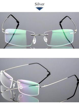 Надлегкі ретро-окуляри титан +1.5 +2.0 і +2.5 німецький бренд fon15 фото