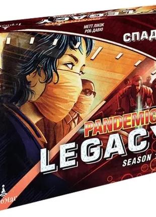 Настільна гра пандемія спадщина: сезон 1 (pandemic legacy: season 1)