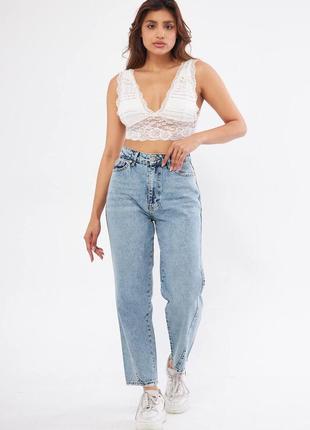 Джинсы багги баллоны прямые женские турция