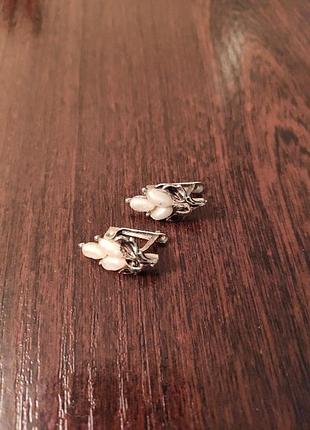 Сережки бижутерия времен ссср, винтаж