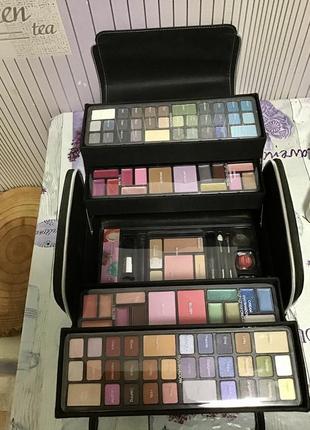 Валіза косметичний кейс тіні хайлайтер пудра, помада markwins