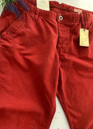 Чоловічі брюки штани слакси червоні яскраві довгі 38/342 фото