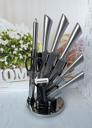 Набор кухонных ножей 9 предметов