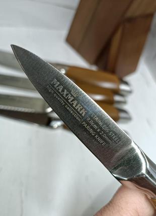 Набір кухонних ножів 6 предметів3 фото