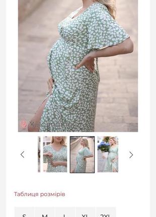 Сукня для вагітних і годуючих літо міді1 фото