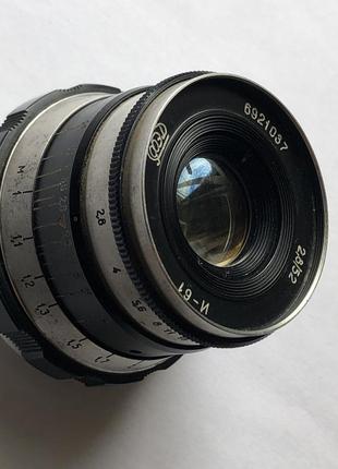 Обʼєктив на фотоапарат , индустар и-61 , 52mm