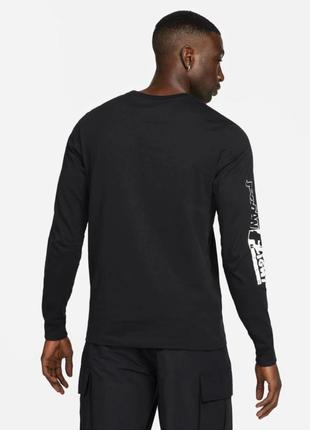 Лонгслив jordan flight team long-sleeve t-shirt ‘black/red’ m dh8944-0102 фото