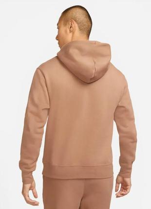 Худи jumpman core fleece po hoodie “archaeo brown” s dc9604-2562 фото