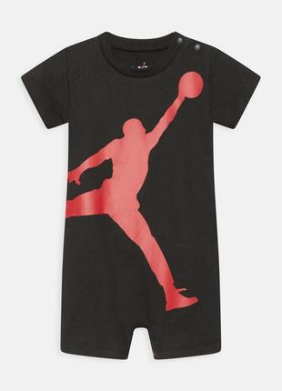 Детский комбинезон jordan baby jumpman knit romper 5m5301-023, 9m.