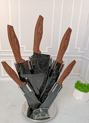 Набір кухонних ножів 7 предметів1 фото