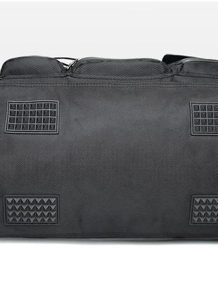 Спортивна сумка sv scione nylon для тренажерного залу, заняття спортом 36-55 l чорний (sv2627)6 фото