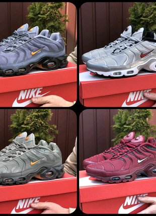 Кросівки демісезонні nike air max plus сірі 41-46р.2 фото