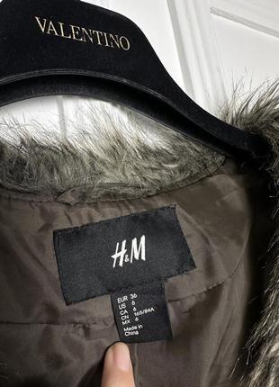 Эко шуба из искусственного меха h&amp;m6 фото