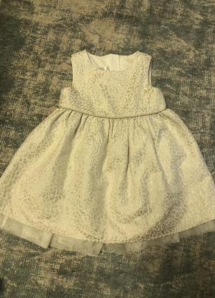 Детское платье h&amp;m. очень красивое, пышное, праздничное. eur 86, но носили до 2-х лет) в подарок болеро.1 фото