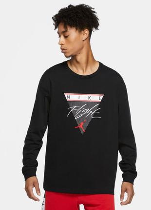 Лонгслів jordan flight long-sleeve t-shirt s cz1215-010