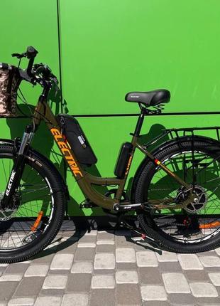 Электровелосипед cubic-bike electric 26" хаки 500ватт 8ач 48в3 фото