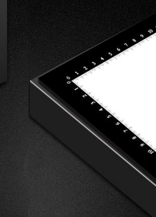 Світловий планшет sv а3 формату для малювання та копіювання з 3 режимами підсвічування та usb кабелем (sv3720)7 фото