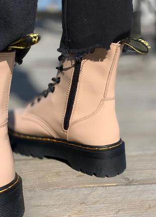 Dr martens jadon beige 🆕 шикарные осенние ботинки мартинс 🆕 купить наложенный платёж8 фото