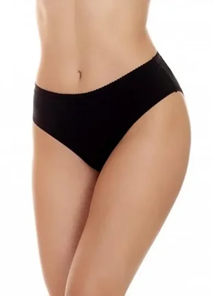 Трусики жіночі бавовняні чорні сліпи труси
