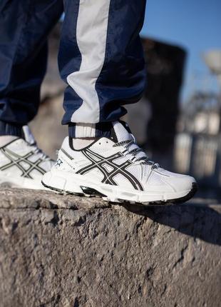 Чоловічі кросівки спортивні asics gel-kahana 8 white black асикс гель кахана 87 фото