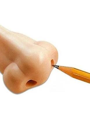 Точилка для карандашей sv в виде человеческого носа (sv3673)3 фото