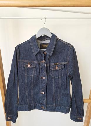 Женская джинсовая куртка, ветровка wrangler размер m, l1 фото