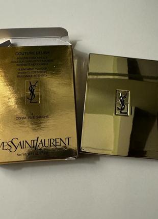 Рум’яна yves saint laurent couture blush 4 corail rive gauche 3 гр5 фото