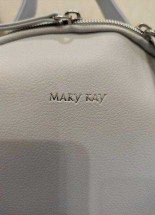 Серебристый рюкзак со звёздочками mary kay мери кей мэри кэй2 фото