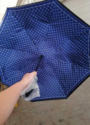 🌂⛈☔️парасоля навиворіт (парасоля зворотного складання / up brella9 фото