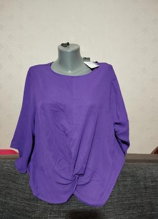Блуза лавандовая батал primark, uk18
