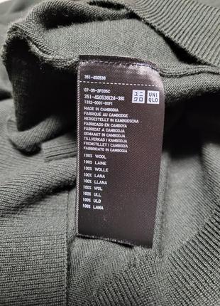 Тонкий шерстяной гольф uniqlo.7 фото