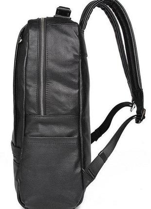 Рюкзак vintage 14949 кожаный черный6 фото